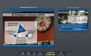 Consola de Presentación de Libreoffice