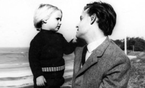 Eduardo Galeano y su hija